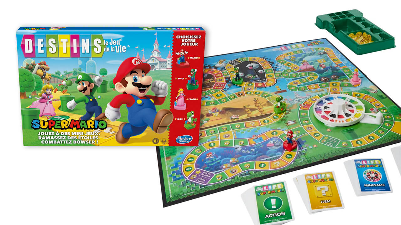 Jogo de tabuleiro The Game of Life: Super Mario Edition é